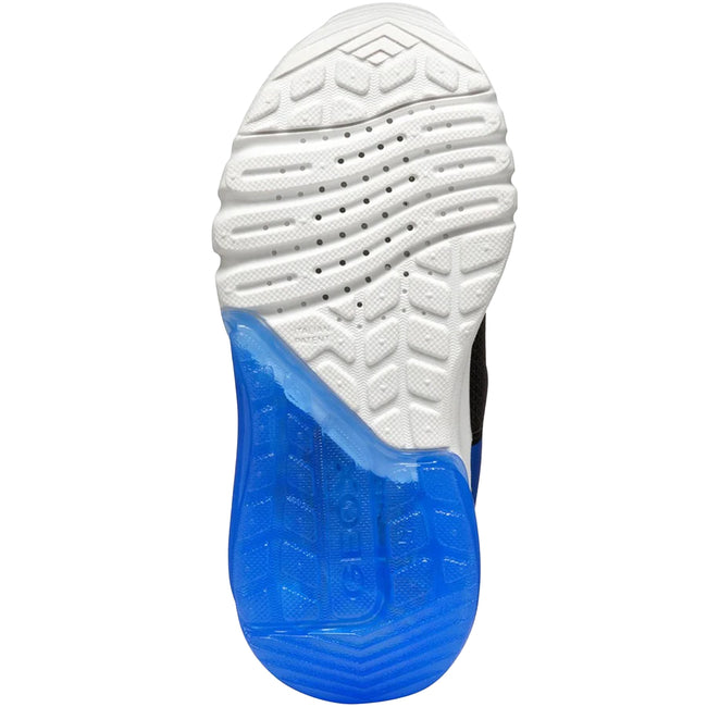 Royal Blue-Red - Back - Geox Boys Ciberdron Super Mario Trainers