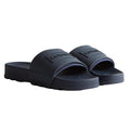 Navy - Lifestyle - Hunter Womens-Ladies Core Embossed Sliders