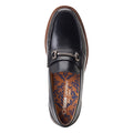 Black - Pack Shot - Base London Mens Madison Leather Loafers
