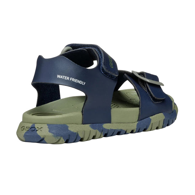 Navy-Military - Close up - Geox Boys fusbetto Sandals