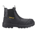 Black-Yellow - Lifestyle - Caterpillar Mens Striver XL Grain Leather Safety Boots