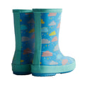 Blue - Lifestyle - Hunter Childrens-Kids Rain Cloud Wellington Boots