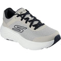 Taupe-Black - Front - Skechers Mens Cushioned Trainers