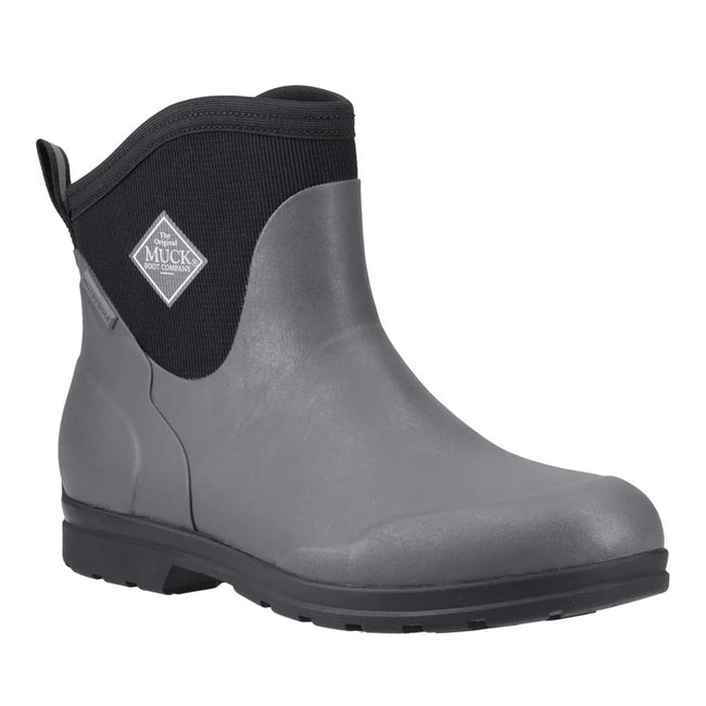 Grey-Black - Front - Muck Boots Mens Originals Excursion Ankle Boots