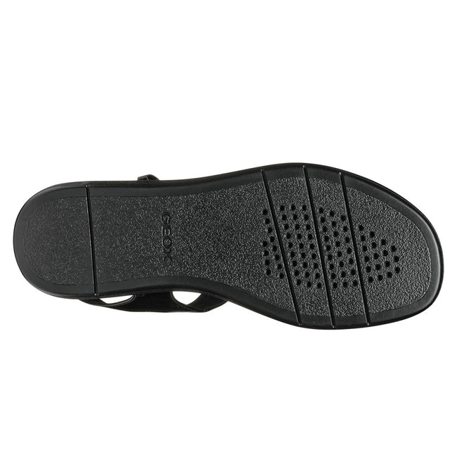 Black - Pack Shot - Geox Womens-Ladies D Camalei Sandals