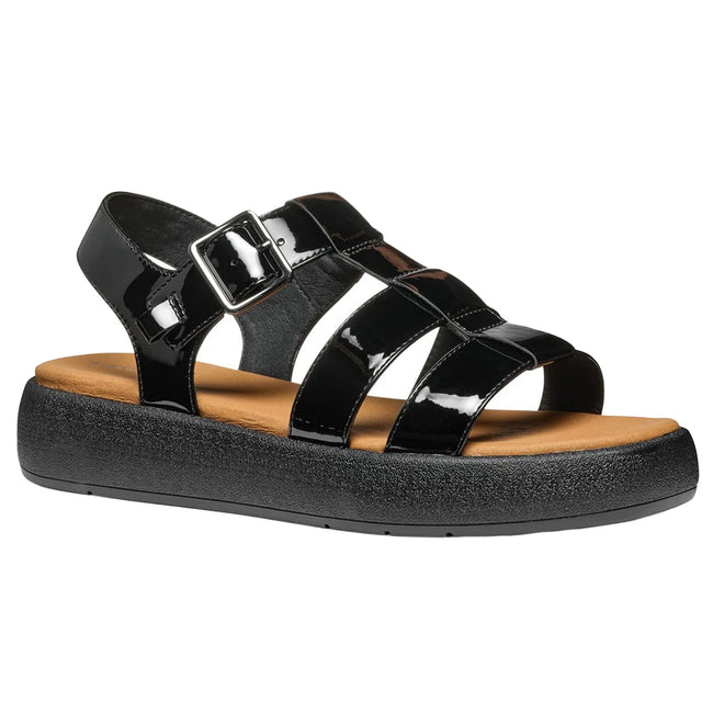 Black - Front - Geox Womens-Ladies D Camalei Sandals