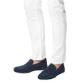 Navy - Front - Geox Mens Kosmopolis + Grip Suede Moccasins