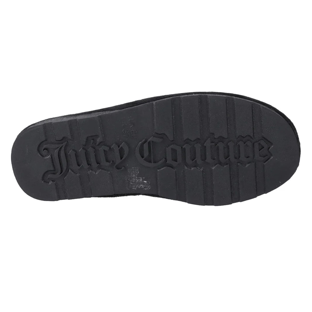 Black - Pack Shot - Juicy Couture Womens-Ladies Vivien Padded Slippers