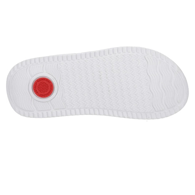 Skywash Blue - Pack Shot - FitFlop Womens-Ladies Surff Two Tone Flip Flops