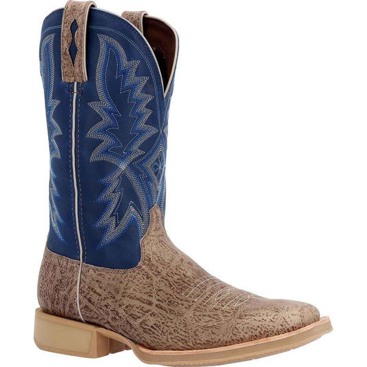 Buffalo Tan-Fog - Front - Durango Mens Rebel Pro Lite Full Grain Leather Cowboy Boots