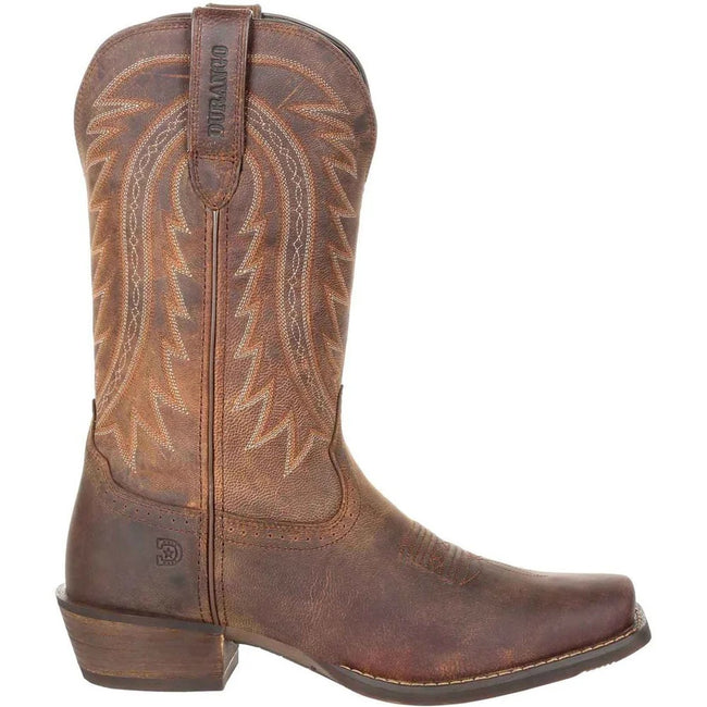 Distressed Sunset Brown - Lifestyle - Durango Mens Rebel Frontier Full Grain Leather Cowboy Boots