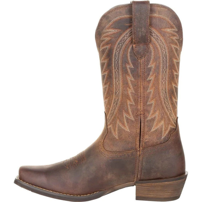Distressed Sunset Brown - Pack Shot - Durango Mens Rebel Frontier Full Grain Leather Cowboy Boots