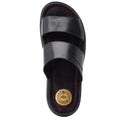 Black - Lifestyle - Base London Mens Maven Leather Sandals