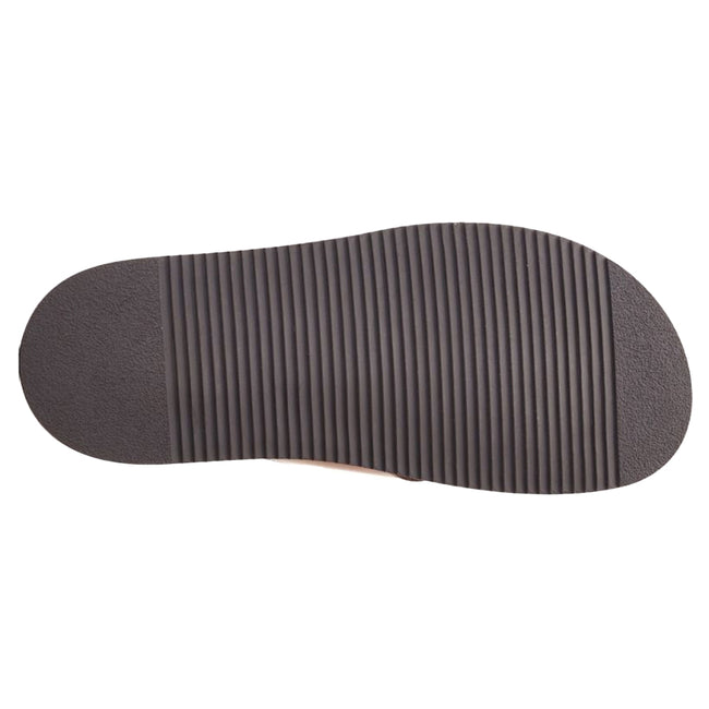 Burnt Tan - Pack Shot - Base London Mens Webb Leather Sliders