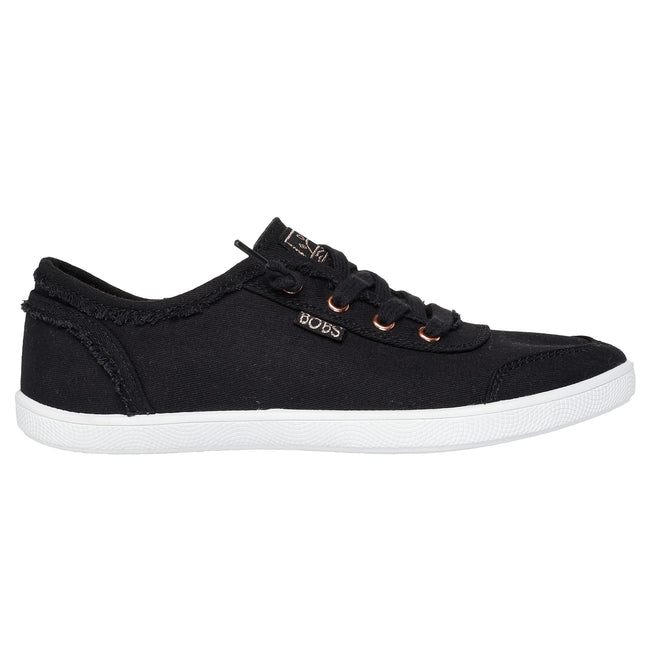 Black - Side - Skechers Womens-Ladies BOBS B Cute Trainers