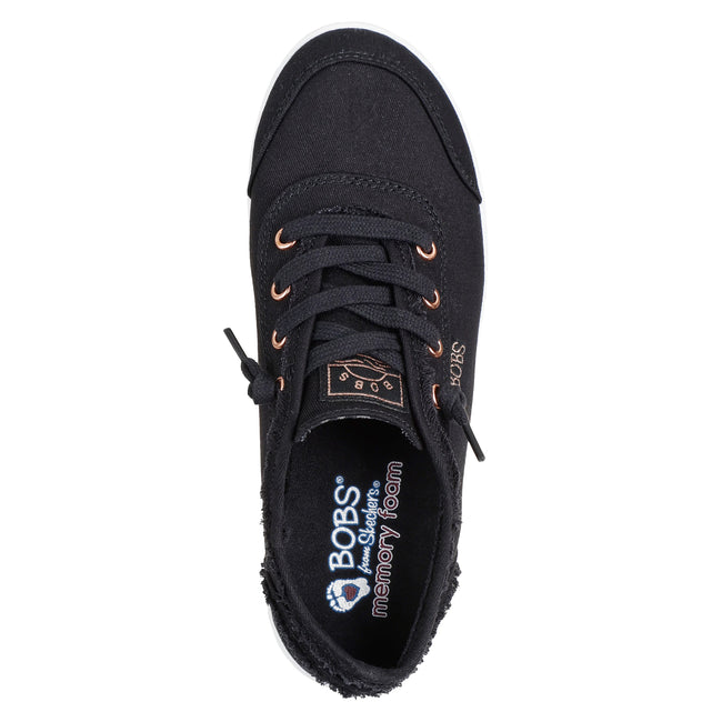 Black - Lifestyle - Skechers Womens-Ladies BOBS B Cute Trainers