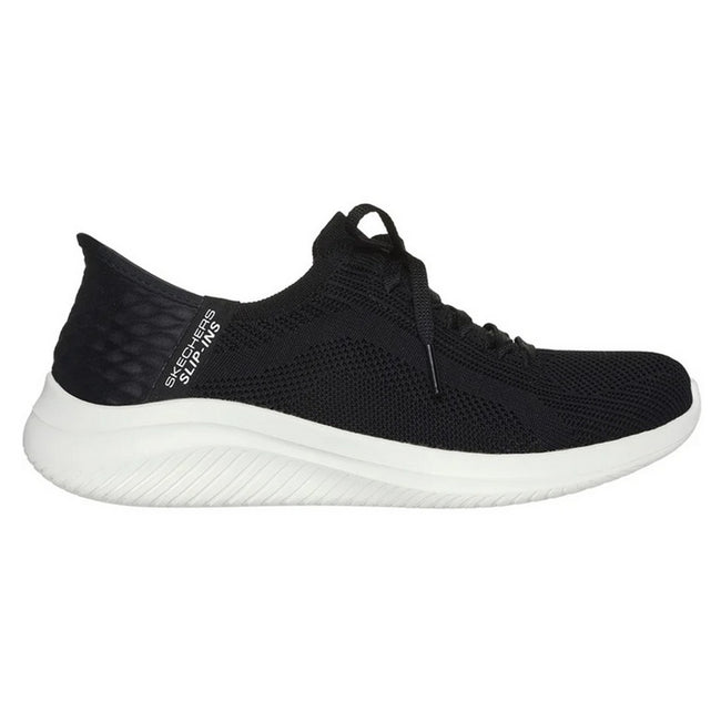 Black - Lifestyle - Skechers Womens-Ladies Ultra Flex 3.0 Brilliant Path Slip-In Trainers