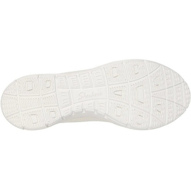 Off White - Back - Skechers Womens-Ladies Seager Believe It Trainers