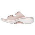 Blush - Back - Skechers Womens-Ladies Go Walk Arch Fit 2.0 Destined Sandals
