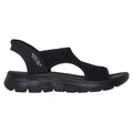 Black - Side - Skechers Womens-Ladies Summits Sweetly Evolved Slip-In Sandals