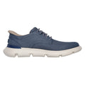 Blue - Side - Skechers Mens Garza Clive Slip-In Trainers