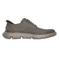 Dark Taupe - Side - Skechers Mens Garza Clive Slip-In Trainers