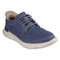Blue - Front - Skechers Mens Garza Clive Slip-In Trainers