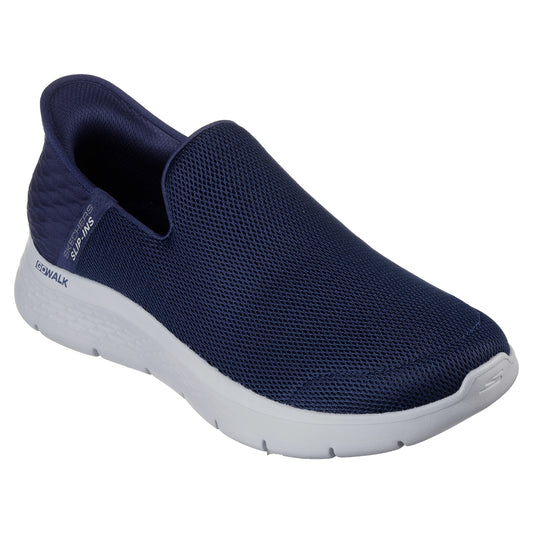 Navy - Front - Skechers Mens Go Walk Flex No Hands Trainers