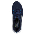 Navy-Blue - Pack Shot - Skechers Mens Edgeride Contention Relaxed Fit Trainers