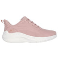 Blush - Side - Skechers Womens-Ladies Bobs Sport Squad Waves Trainers
