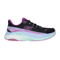 Black-Purple - Side - Skechers Womens-Ladies Max Cushioning Propulsion Trainers