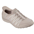 Taupe - Front - Skechers Womens-Ladies Breathe Easy Roll With Me Trainers