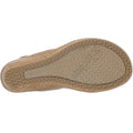 Taupe - Back - Skechers Womens-Ladies Beverlee Timeless Touch Sandals
