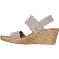 Taupe - Lifestyle - Skechers Womens-Ladies Beverlee Timeless Touch Sandals