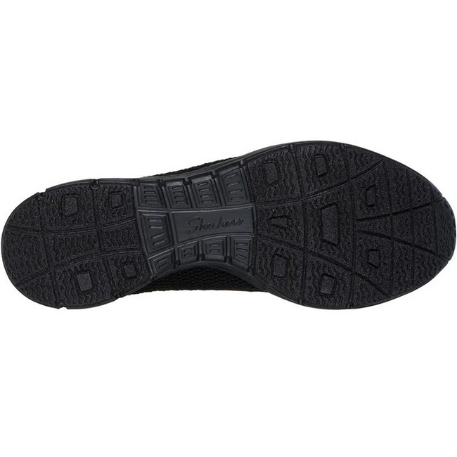 Black - Back - Skechers Womens-Ladies Seager - Cute N´ Coy Mary Janes