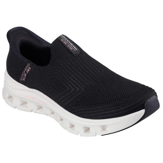 Black - Front - Skechers Womens-Ladies Glide-Step Pro Trainers
