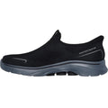 Black-Charcoal - Side - Skechers Mens Go Walk 7 Easy On Evolution Trainers