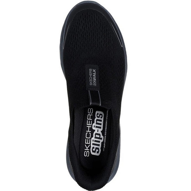 Black-Charcoal - Lifestyle - Skechers Mens Go Walk 7 Easy On Evolution Trainers