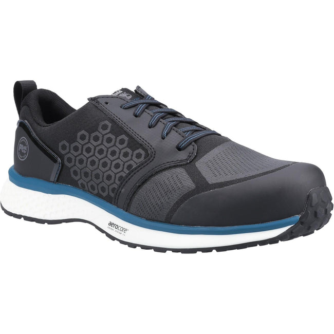 Black-Blue - Front - Timberland Pro Mens Reaxion Composite Toecap Safety Shoes