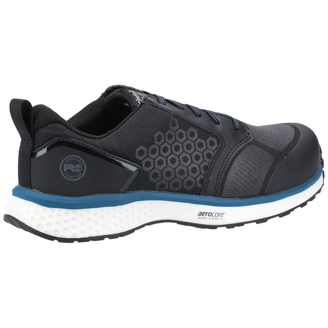 Black-Blue - Back - Timberland Pro Mens Reaxion Composite Toecap Safety Shoes