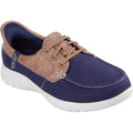 Navy - Front - Skechers Womens-Ladies On The Go Flex Palmilla Boat Shoes