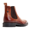 Tan - Back - Base London Mens Ranger Chelsea Boots