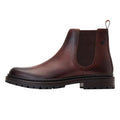 Brown - Lifestyle - Base London Mens Walsh Leather Chelsea Boots