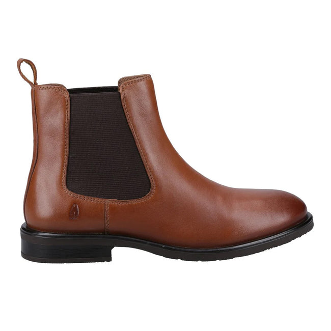 Tan - Side - Hush Puppies Womens-Ladies Ankle Boots