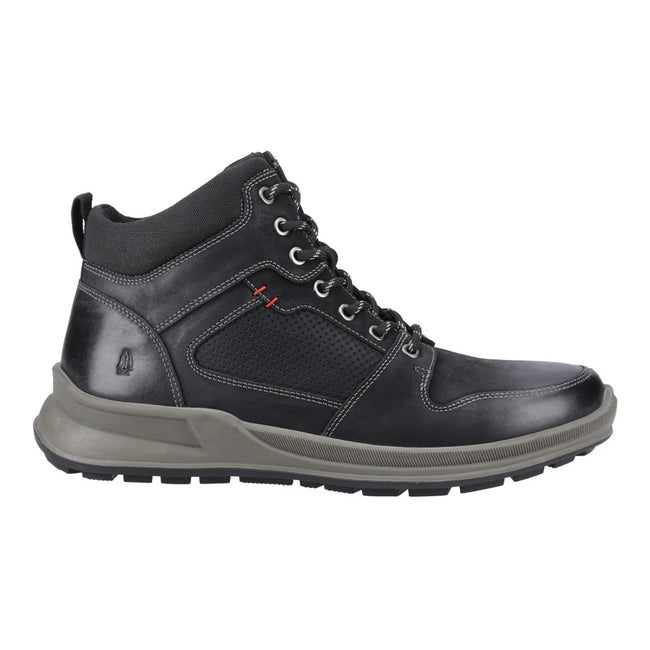 Black - Lifestyle - Hush Puppies Mens Arnie Leather Ankle Boots