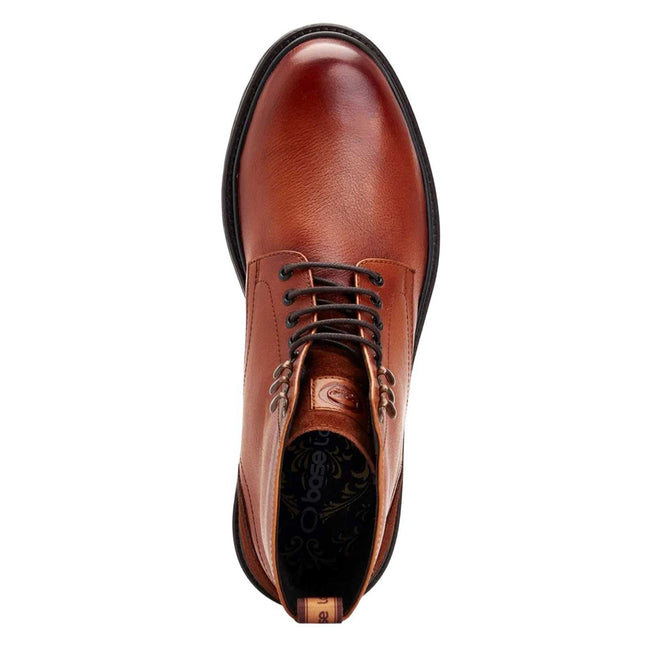 Tan - Lifestyle - Base London Mens Dettori Grain Leather Work Boots