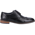 Black - Lifestyle - Hush Puppies Mens Dustin Cow Leather Brogues