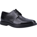 Black - Front - Hush Puppies Mens Kingston Leather Brogues