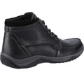 Black - Pack Shot - Hush Puppies Mens Daryl Leather Ankle Boots