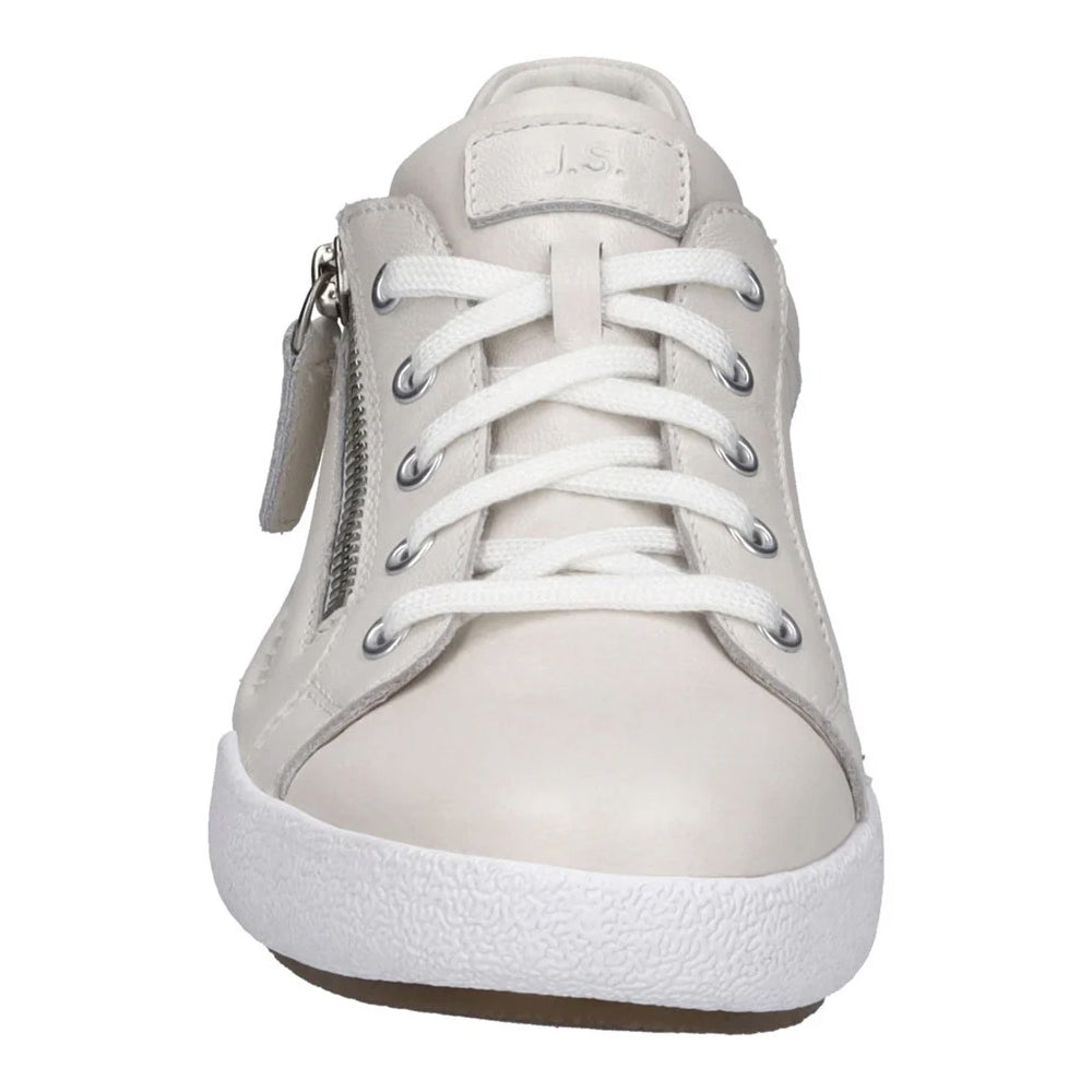 White - Close up - Josef Seibel Womens-Ladies Claire Nubuck Trainers